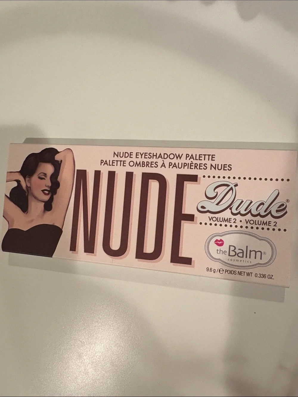 theBalm Nude Dude Eyeshadow Palette — Pink Beige & Brown Graphic